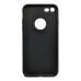 Husa Iphone 7 / Iphone 8 / Iphone SE 2 / Iphone SE 3, grosime 1 mm, material flexibil TPU, ColorFull Matt Ultra negru 