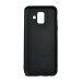 Husa Samsung A6 DUOS 2018 Spacer, negru, grosime 1 mm, material flexibil TPU, ColorFull Matt Ultra negru 