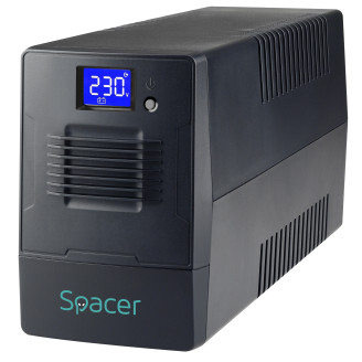 UPS Spacer Line Int. cu management, LCD, 2000VA/ 1200W, AVR, 4 x socket Schuko, display LCD, 2 x baterie 12V/9Ah, conector USB, combo RJ11/RJ45, bateria are 12 luni garantie, UPS Spacer Line Int. cu management, LCD, 2000VA/ 1200W, AVR, 4 x socket Schuko, display LCD, 2 x baterie 12V/9Ah, conector USB, combo RJ11/RJ45, bateria are 12 luni garantie,
