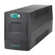 UPS Spacer Line Int.  fara management,   800VA/ 480W, AVR, 2 x socket Schuko, indicatie status cu LED, 1 baterie 12V/9Ah, bateria are 12 luni garantie, 