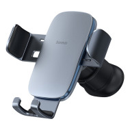 SUPORT AUTO Baseus Metal Age II pt. SmartPhone, fixare grila ventilatie, ofera posibilitatea reglarii unghiului de vizionare pe verticala si orizontala (360 de grade),gri 