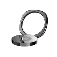 SUPORT Telefon Baseus Privity, inel metalic pentru o prindere sigura si suport orizontal telefon, pliere 180 grade, ofera posibilitatea asezarii pe un suport magnetic, negru 