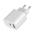 ALIMENTATOR retea 220V GEMBIRD, universal, 1 x USB Type-C 2.4A , 1 x USB-A maxim 2.4A, protectie: scurtcircuit, supraincarcare, alb, ALIMENTATOR retea 220V GEMBIRD, universal, 1 x USB Type-C 2.4A , 1 x USB-A maxim 2.4A, protectie: scurtcircuit, supraincarcare, alb,