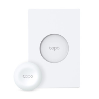 INTRERUPATOR inteligent TP-LINK, necesita hub Tapo H100 pentru functionare, 1 comutator, programare prin smartphone aplicatia Tapo, 1 x baterie CR2032, WiFi, alb INTRERUPATOR inteligent TP-LINK, necesita hub Tapo H100 pentru functionare, 1 comutator, programare prin smartphone aplicatia Tapo, 1 x baterie CR2032, WiFi, alb