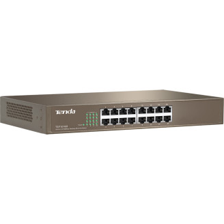 SWITCH Tenda 16 porturi 10/100 Mbps, carcasa metalica rackabil, 
