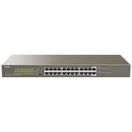 SWITCH TENDA, 24 porturi Gigabit POE max 225W output, metalic 