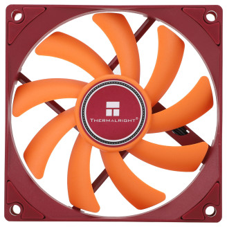 Ventilator Thermalright, 92mm, 2700 rpm, hydraulic bearing, 42.58 cfm, fara LED, 4pin PWM, maro - portocaliu, Ventilator Thermalright, 92mm, 2700 rpm, hydraulic bearing, 42.58 cfm, fara LED, 4pin PWM, maro - portocaliu,
