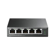 SWITCH PoE TP-LINK  5 porturi Gigabit (4 PoE+), IEEE 802.3at/af, 40W maxim total, carcasa metalica 