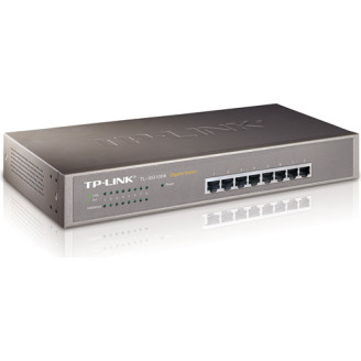 SWITCH TP-LINK  8 porturi Gigabit. carcasa metalica, rackabil 