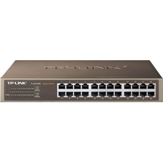 SWITCH TP-LINK 24 porturi Gigabit, carcasa metalica, rackabil 