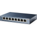 SWITCH TP-LINK  8 porturi Gigabit. carcasa metalica 