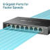 SWITCH TP-LINK  8 porturi Gigabit. carcasa metalica 