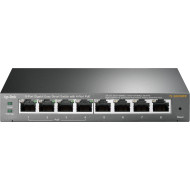 SWITCH PoE TP-LINK  8 porturi Gigabit (4 PoE), IEEE 802.3af, carcasa metalica 