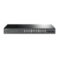 Switch TP-Link 24 Porturi Gigabit Smart POE+ 250W, 4 x SFP, Switch TP-Link 24 Porturi Gigabit Smart POE+ 250W, 4 x SFP,