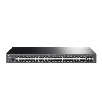 SWITCH TP-LINK L2 Managed 48× Porturi Gigabit L2+ si 4× Sloturi 10GE SFP+, carcasa metalica, rackabil SWITCH TP-LINK L2 Managed 48× Porturi Gigabit L2+ si 4× Sloturi 10GE SFP+, carcasa metalica, rackabil