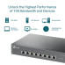 SWITCH TP-LINK  8 porturi 10G carcasa metalica 