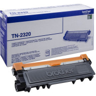 Toner Original Brother Black, TN2320, pentru HL-L2300|L2340|L2360|L2365|DCP-L2500|L2520|L2540|L2560|L2700|MFC-L2700|L2720|L2740, 2.6K,