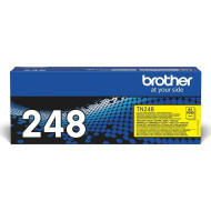 Toner Original Brother Yellow, TN248Y, pentru HL-L3220|L3240|HL-L8230|L8240|DCP-L3520|DCP-L3560|MFC-L3740|MFC-L8340|MFC-L8390, 1K, (timbru verde 1.2 lei)