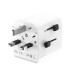 ADAPTOR GEMBIRD, universal, EU la conectori: US/UK/CN/AU, cu impamantare, 1x Schuko, 2x USB-A 12W, siguranta 10A, max. 2500W, alb, ADAPTOR GEMBIRD, universal, EU la conectori: US/UK/CN/AU, cu impamantare, 1x Schuko, 2x USB-A 12W, siguranta 10A, max. 2500W, alb,