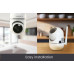 CAMERA IP GEMBIRD, pt. interior, CMOS 2 Mpx, lentile 3.6mm, wi-fi, rezolutie FullHD 1920x1080, video H.264 AVI, microfon, rotatie 355 gr, inclinare 120 gr, carcasa plastic, slot microSD card, Tuya,  (timbru verde 0.8 lei)