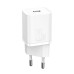 INCARCATOR retea Baseus Super Si, Quick Charge 20W, 1 x USB Type-C 5V/3A max, include cablu USB Type-C la Lightning Iphone 1m, alb 