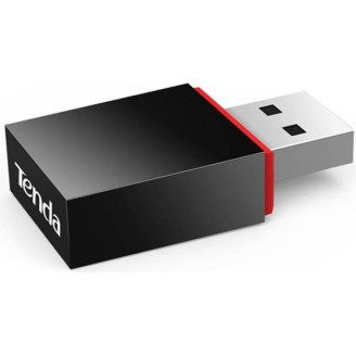 ADAPTOR RETEA TENDA, 300Mbps, 2.4Ghz, conectare USB 2.0, negru 