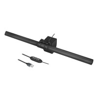 LAMPA LED Logilink, pt. birou, tip bar - se monteaza pe monitor, 3 temp. culoare, inclinare 120 grade, 5V/1A, alimentare USB-A, cablu 2.1m, negru, 