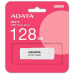 MEMORIE USB 3.2 ADATA 128 GB, protectie slide laterala, carcasa plastic, alb, MEMORIE USB 3.2 ADATA 128 GB, protectie slide laterala, carcasa plastic, alb,