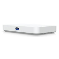 Ubiquiti UniFi UCG-Fiber-EU Desktop 10G Cloud Gateway with integrated PoE switch, Includes full UniFi application, 5 Gbps routing with IDS/IPS, 10G SFP+ and (1) 10 GbE RJ45 WAN port, 10G SFP+ LAN port 