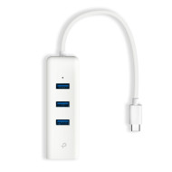 ADAPTOR RETEA TP-LINK , extern, USB Type-C, port RJ-45 | USB 3.0 x 3, 1000 Mbps Gigabit LAN, 