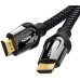 Cablu video Vention,HDMI(T) la HDMI(T),1m, rez max 4K 60Hz/1080p 60Hz,conectori auriti,cupru placat cu argint,invelis PVC si nylon braided,negru,