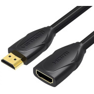 Cablu video prelungitor Vention, HDMI(M) la HDMI(T), 3m, rezolutie 4K la 60Hz, PVC, negru, 