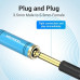 Adaptor audio Vention, Jack 6.35mm (M) la Jack 3.5mm (T), conectori auriti, albastru, Adaptor audio Vention, Jack 6.35mm (M) la Jack 3.5mm (T), conectori auriti, albastru,