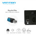 Cablu USB pt. imprimanta Vention, USB 2.0 B (T) la USB 2.0 (T), 10m, 480 Mbps, PVC, negru, 