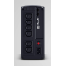 UPS CYBER POWER Line Int. cu sin. simulata, cu management, Tower, LCD,  700VA/390W, AVR, 6x IEC, baterie 1x 12V/7Ah, incarcare pana la 8h, USB, 2x RJ45, RS232, tehn. GreenPower, 