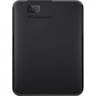 HDD extern WD 5 TB, Elements, 2.5 inch, USB 3.0, negru, 