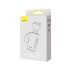 CARD READER extern Baseus Lite, interfata USB 3.0, citeste/scrie: SD, microSD viteza pana la 480Mbps,  suporta carduri maxim 512 GB, metalic, gri 