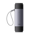 CARD READER extern Baseus Lite,interfata USB 3.0/USB Type-C,citeste/scrie:SD,microSD viteza pana la 480Mbps,suporta carduri maxim 512GB,metalic,gri 