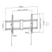 SUPORT de perete GEMBIRD, pt 1 TV/monitor plat, diag. max 43