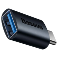 ADAPTOR Baseus Ingenuity Series Mini OTG,  USB 3.1 (M) la USB Type-C (T), corp metalic, albastru 