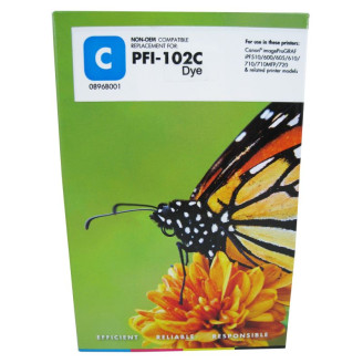 Cartus cerneala compatibil cu Canon PFI-102C cyan Cartus cerneala compatibil cu Canon PFI-102C cyan
