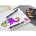 CARIOCA 10 CULORI 2 CAPETE CULORI NEON FABER-CASTELL