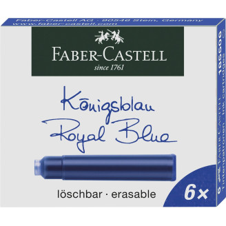 CARTUSE CERNEALA MICI ALBASTRE 6 BUC/CUTIE FABER-CASTELL