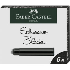 CARTUSE CERNEALA MICI NEGRE 6 BUC/CUTIE FABER-CASTELL