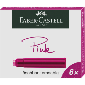 CARTUSE CERNEALA MICI ROZ 6 BUC/CUTIE FABER-CASTELL