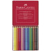 CREIOANE COLORATE 24 CULORI CUTIE METAL GRIP 2001 FABER-CASTELL