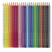 CREIOANE COLORATE 24 CULORI CUTIE METAL GRIP 2001 FABER-CASTELL