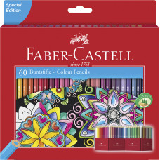 CREIOANE COLORATE 60 CULORI EDITIE SPECIALA FABER-CASTELL CREIOANE COLORATE 60 CULORI EDITIE SPECIALA FABER-CASTELL