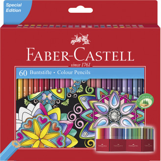 CREIOANE COLORATE 60 CULORI EDITIE SPECIALA FABER-CASTELL