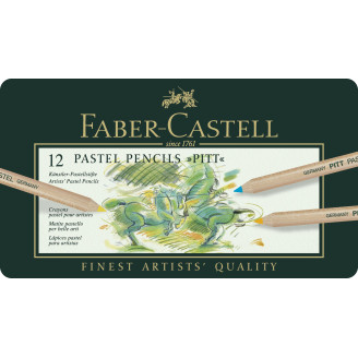 CREIOANE PASTEL PITT 12 CULORI FABER-CASTELL